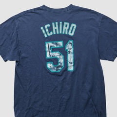 Seattle Mariners Majestic 2000s T-shirt Navy Vintage