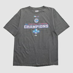 Chicago Cubs Majestic 2008 T-shirt Gray Vintage