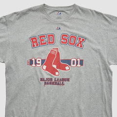 Boston Red Sox Majestic 2010s T-shirt Heather Gray Vintage