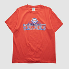 Philadelphia Phillies Gildan 2008 T-shirt Red Vintage