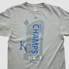 Kansas City Royals Delta 2015 T-shirt Heather Gray Vintage