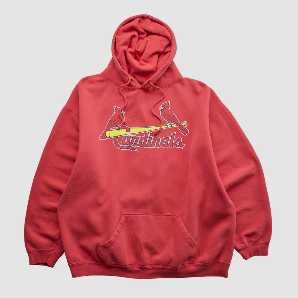 St. Louis Cardinals 2000s Hooded Sweatshirt Red Vintage