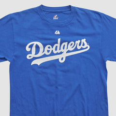 Los Angeles Dodgers Majestic 2000s T-shirt Blue Vintage