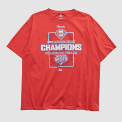 Philadelphia Phillies Majestic 2009 T-shirt Red Vintage
