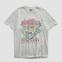 World Series Fruit of The Loom 1988 T-shirt White Vintage