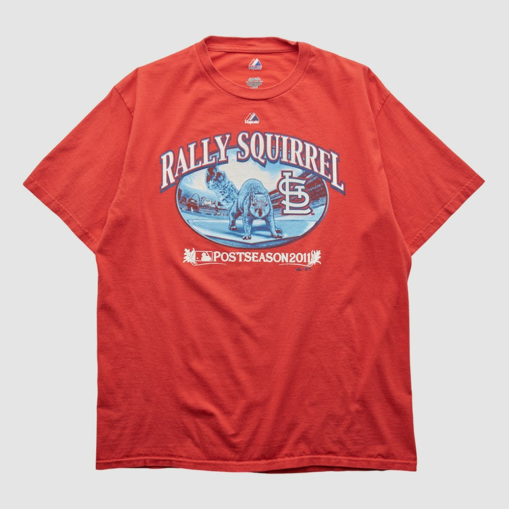 St. Louis Cardinals Majestic 2011 T-shirt Red Vintage