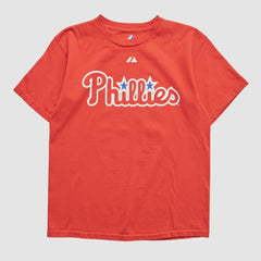 Philadelphia Phillies Majestic 2000s T-shirt Red Vintage