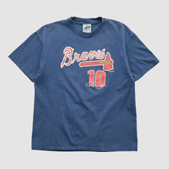 Atlanta Braves Dynasty T-shirt Navy Vintage