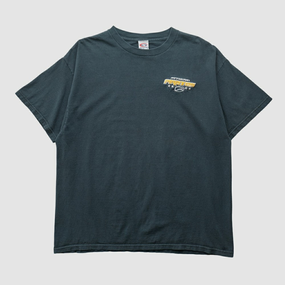 Pittsburgh Pirates True Fan 2000s T-shirt Black Vintage