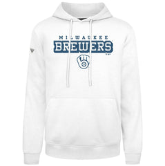 Milwaukee Brewers Levelwear Podium Hoodie White