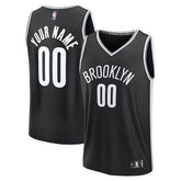 Brooklyn Nets Fast Break Custom Jersey - Icon Edition - Black
