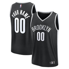 Brooklyn Nets Fast Break Custom Jersey - Icon Edition - Black