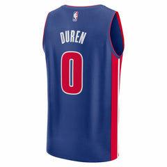 Jalen Duren Detroit Pistons Fast Break Replica Jersey sale - Icon Editi- Blue