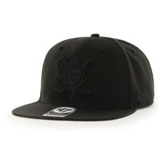 Anaheim Ducks '47 No Shot Captain Snapback Hat Black