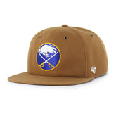 Buffalo Sabres Carhartt x '47 Captain Snapback Hat Tan