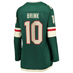 Bobby Brink Minnesota Wild Fanatics Women's Home Breakaway Jersey Green