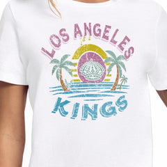 Los Angeles Kings Starter Women's Tonal Beach T-Shirt White