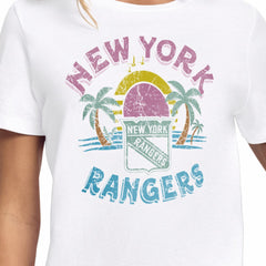 New York Rangers Starter Women's Tonal Beach T-Shirt White