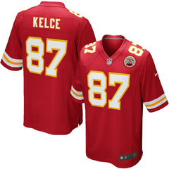 Travis Kelce Kansas City Chiefs Youth Game Jersey - Red