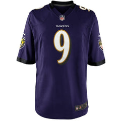 Justin Tucker Baltimore Ravens Youth Game Jersey - Purple