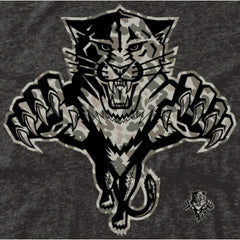 Men's Florida Panthers Black Rink Warrior Tri-Blend T-Shirt