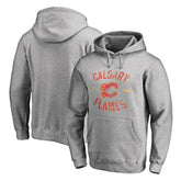 Calgary Flames Heritage Pullover Hoodie Ash