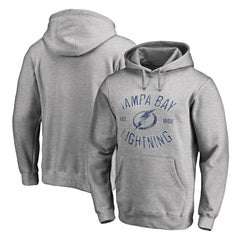 Tampa Bay Lightning Heritage Pullover Hoodie Ash