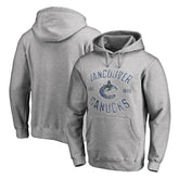 Vancouver Canucks Heritage Pullover Hoodie Ash