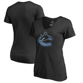 Vancouver Canucks Women's Pond Hockey T-Shirt Black