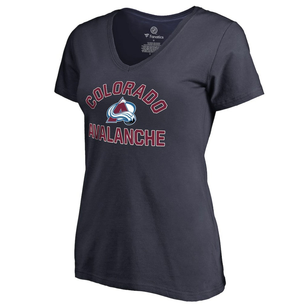 Colorado Avalanche Women's Overtime V-Neck T-Shirt Navy