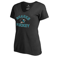 San Jose Sharks Women's Overtime T-Shirt Black