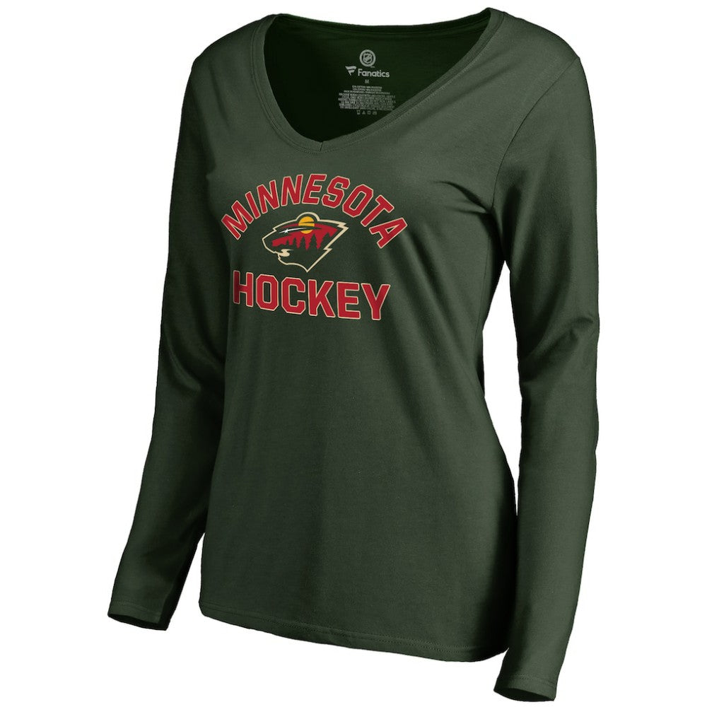 Minnesota Wild Women's Overtime Long Sleeve T-Shirt Green