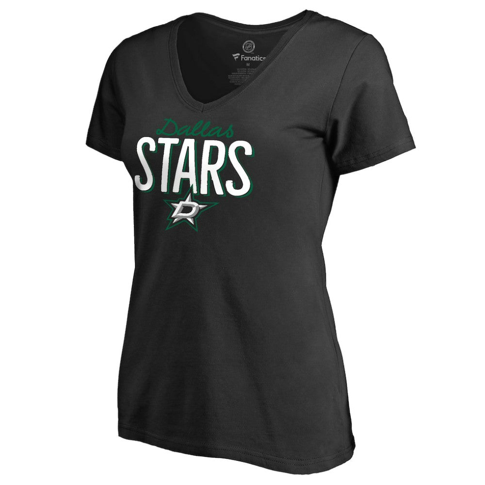 Dallas Stars Women's Nostalgia T-Shirt Black