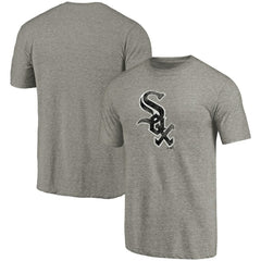 Chicago White Sox Distressed Team Tri-Blend T-Shirt Ash