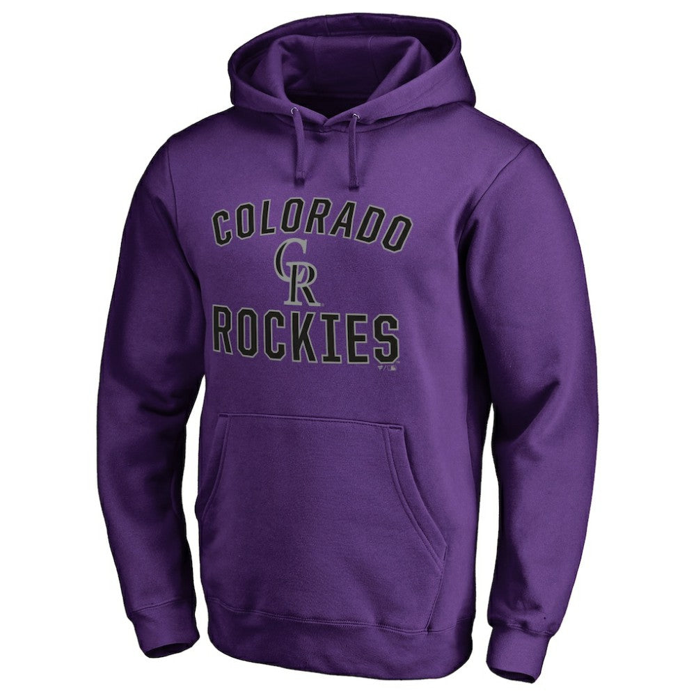 Colorado Rockies Victory Arch Pullover Hoodie Purple