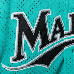 Andre Dawson Florida Marlins Cooperstown Collection Mesh Batting Practice Button-Up Jersey - Teal