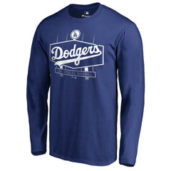 Los Angeles Dodgers Hometown Collection Scoreboard Long Sleeve T-Shirt Royal