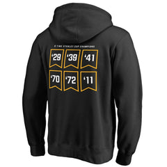 Boston Bruins Raise the Banner Pullover Hoodie Black