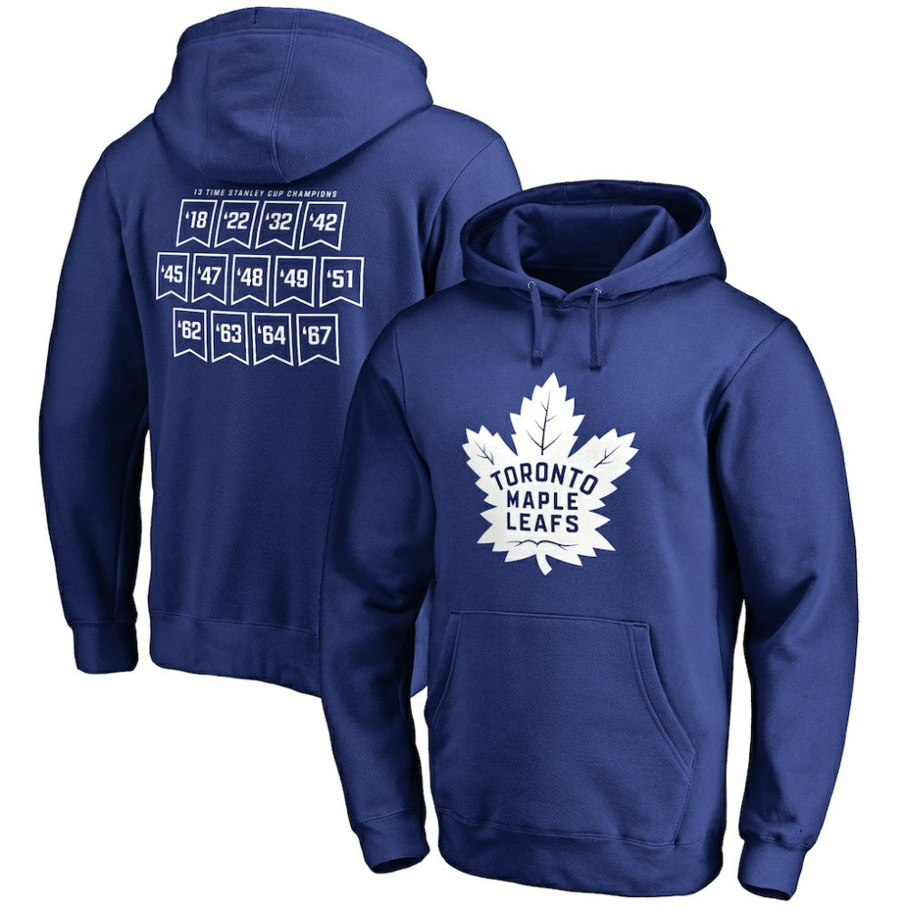 Toronto Maple Leafs Raise the Banner Pullover Hoodie Royal