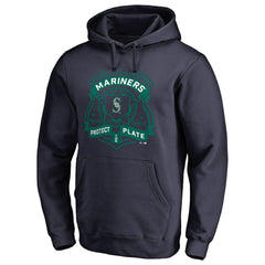 Seattle Mariners Police Badge Pullover Hoodie Navy