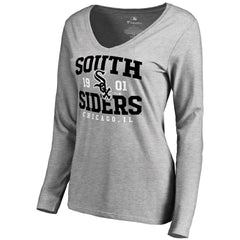 Chicago White Sox Women's South Siders Hometown Long Sleeve T-Shirt Ash
