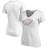 Minnesota Wild Women's Whiteout V-Neck T-Shirt White