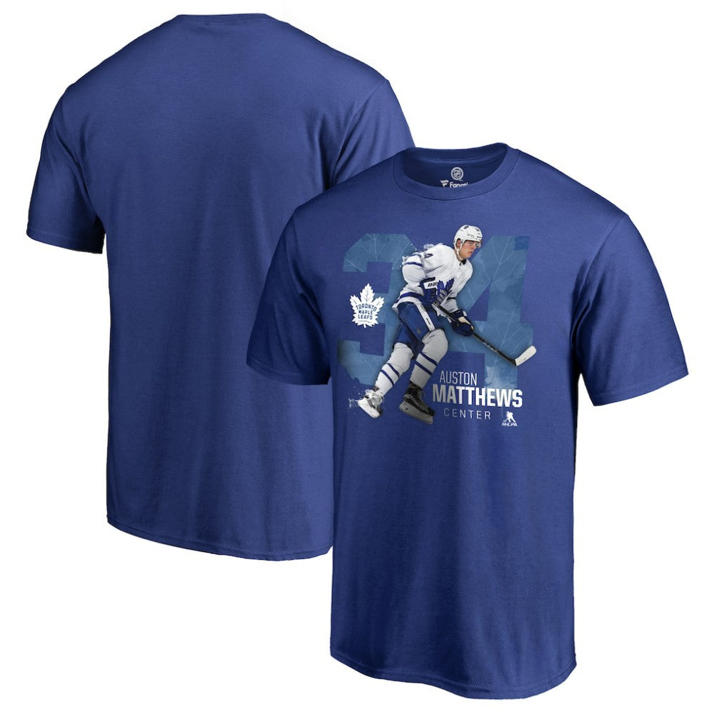 Auston Matthews Toronto Maple Leafs Core Player T-Shirt Royal