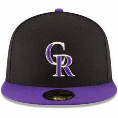 Colorado Rockies Authentic Collection ON Field 59FIFTY Structured Hat Black/Purple | New Era
