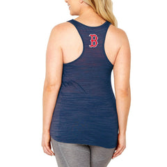 Boston Red Sox Soft as a Grape Women's Plus Size Swing for the Fences Racerback Tank Top Navy