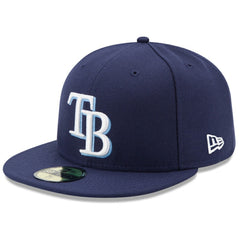 Tampa Bay Rays Game Authentic Collection On-Field 59FIFTY Fitted Hat Navy | New Era