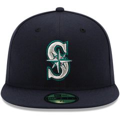 Seattle Mariners Authentic Collection On Field 59FIFTY Fitted Hat Navy | New Era