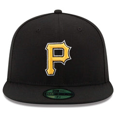 Pittsburgh Pirates Alternate Authentic Collection On-Field 59FIFTY Fitted Hat Black | New Era