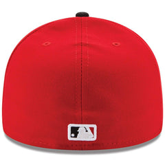 Cincinnati Reds Road Authentic Collection On-Field 59FIFTY Fitted Hat Red/Black | New Era