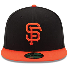 San Francisco Giants Authentic Collection On-Field 59FIFTY Fitted Hat Black/Orange | New Era